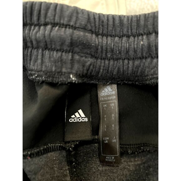 Adidas Mens Black Jogger Pants With Elastic Waistband & Side Pockets - Picture 3 of 6